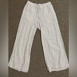 Striped Linen Pants